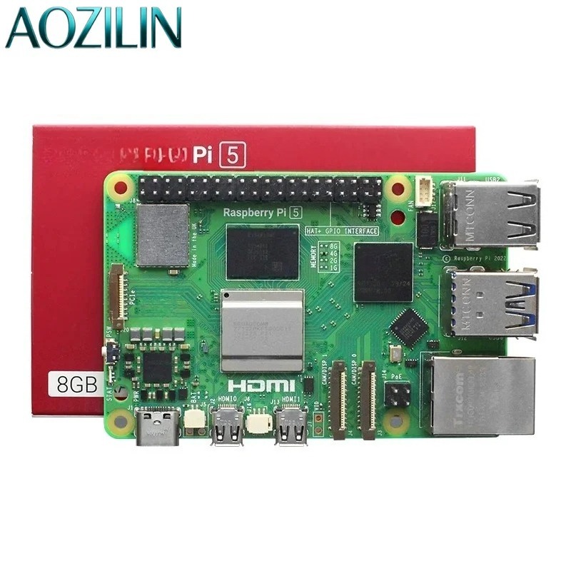 Raspberry Pi 5 8Gb - ชุดบอร์ดพัฒนาและเมนบอร์ดสำหรับ Raspberry Pi 5 8GB /4B,