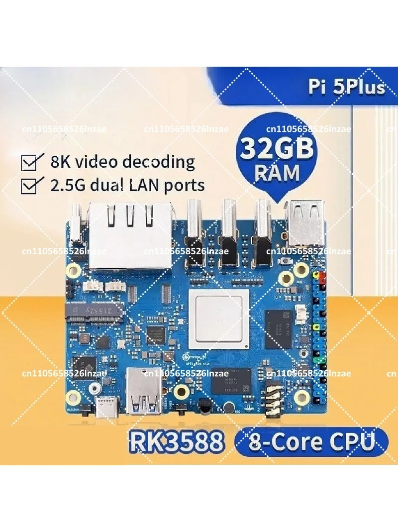 Orange Pi 5 Plus 32Gb - Orange Pi 5 plus คอมพิวเตอร์บอร์ดเดี่ยว 32GB