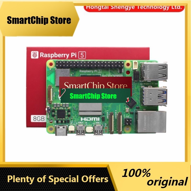 Raspberry Pi 5 8Gb - บอร์ดพัฒนา Raspberry Pi 5 รุ่นใหม่ของแท้ 4GB
