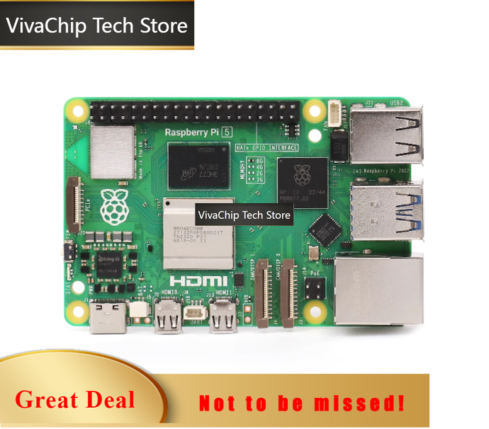 Raspberry Pi 5 8Gb - บอร์ดพัฒนา VivaCTRaspberry Pi รุ่นที่ 5 5B