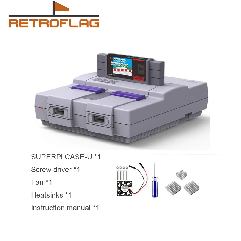 Turing Pi 2 - เคส Retroflag SuperPi พร้อมระบบปิดเครื่องอย่างปลอดภัยสำหรับ Raspberry Pi