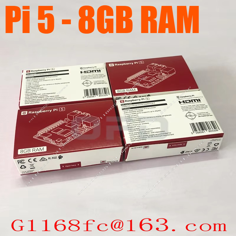 Raspberry Pi 5 8Gb - Pi 5 2GB/4GB/8GB เมมโมรี่ บอร์ดพัฒนา คอมพิวเตอร์บอร์ดเดี่ยว