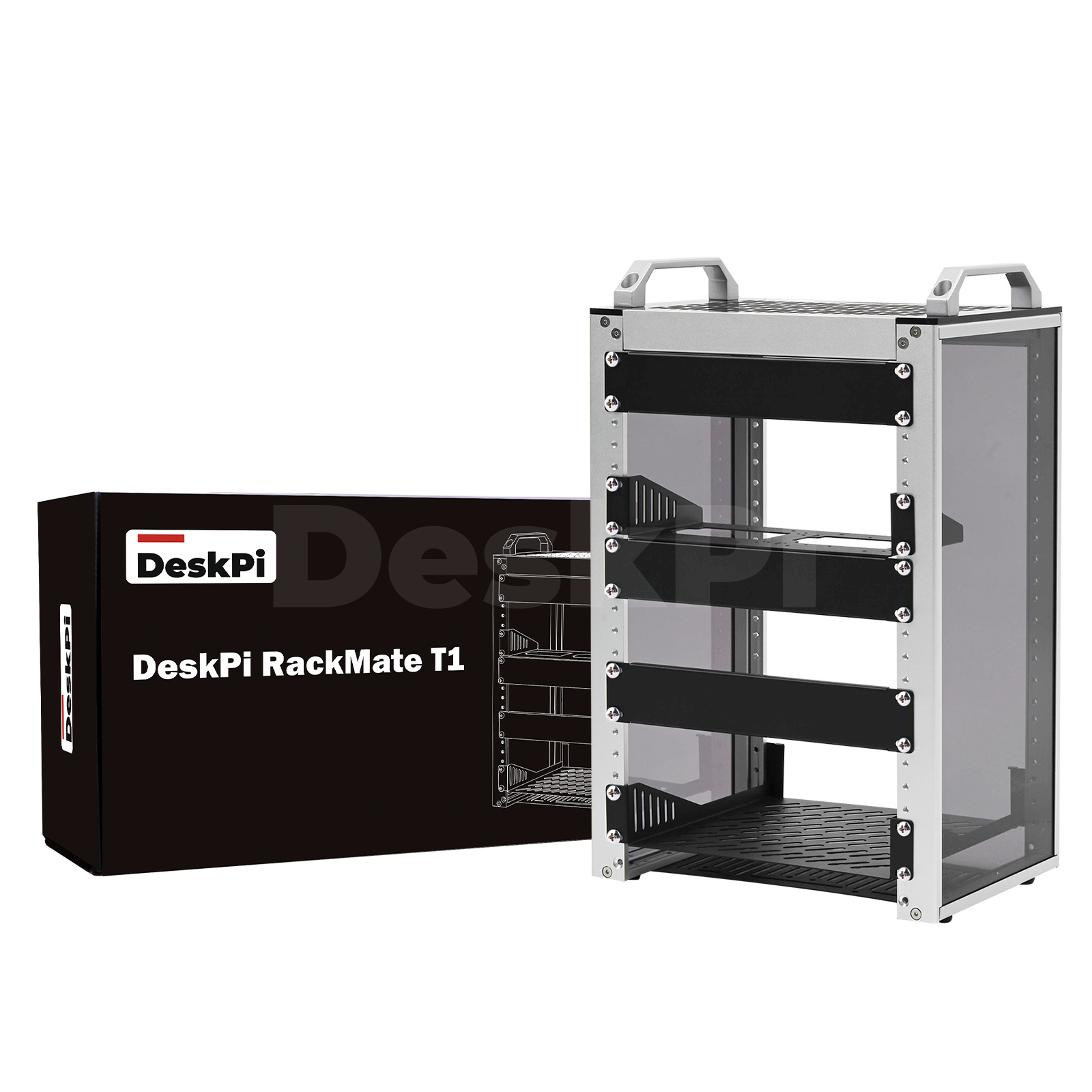 Deskpi Super6C - DeskPi RackMate T1 Rackmount, ตู้เซิร์ฟเวอร์ 8U