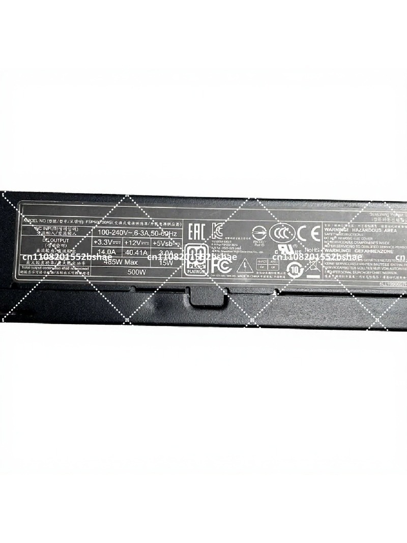 แหล่งจ่ายไฟขนาด 500W Platinum  - Atx Power Supply 1U Flex 500W บทวิจารณ์และราคา