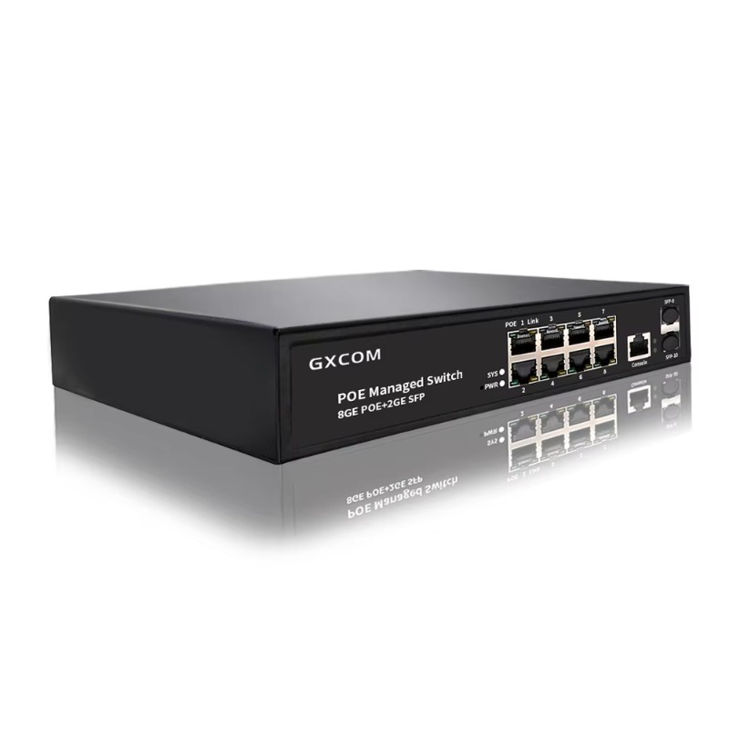 สวิตช์ PoE อีเธอร์เน็ต 8 พอร์ต - Managed Gigabit Poe Switch 8 Port 802.3At บทวิจารณ์และราคา