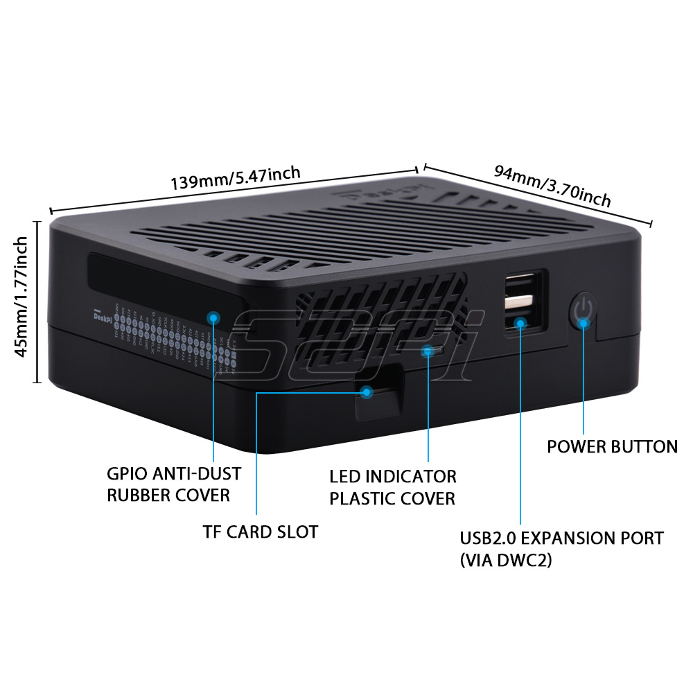 52Pi DeskPi Lite NAS พร้อม M.2 - Deskpi Super6C บทวิจารณ์และราคา