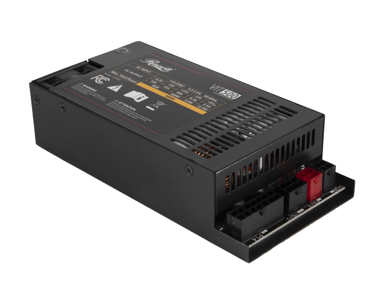 Rosewill VIT 500W, Mini ITX/Fl - Atx Power Supply 1U Flex 500W บทวิจารณ์และราคา
