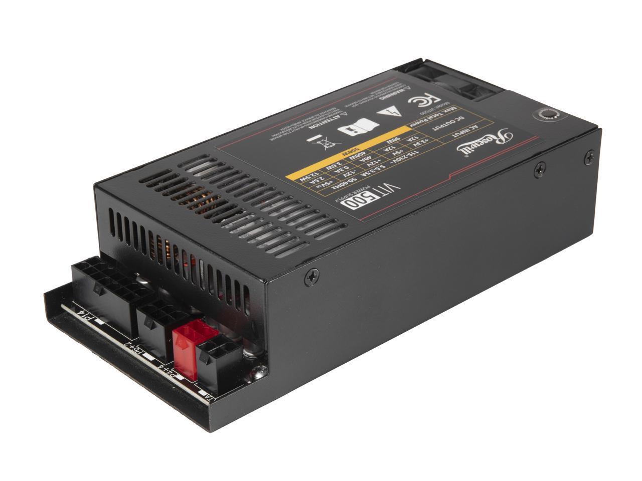 Rosewill VIT 500W, Mini ITX/Fl - Atx Power Supply 1U Flex 500W บทวิจารณ์และราคา