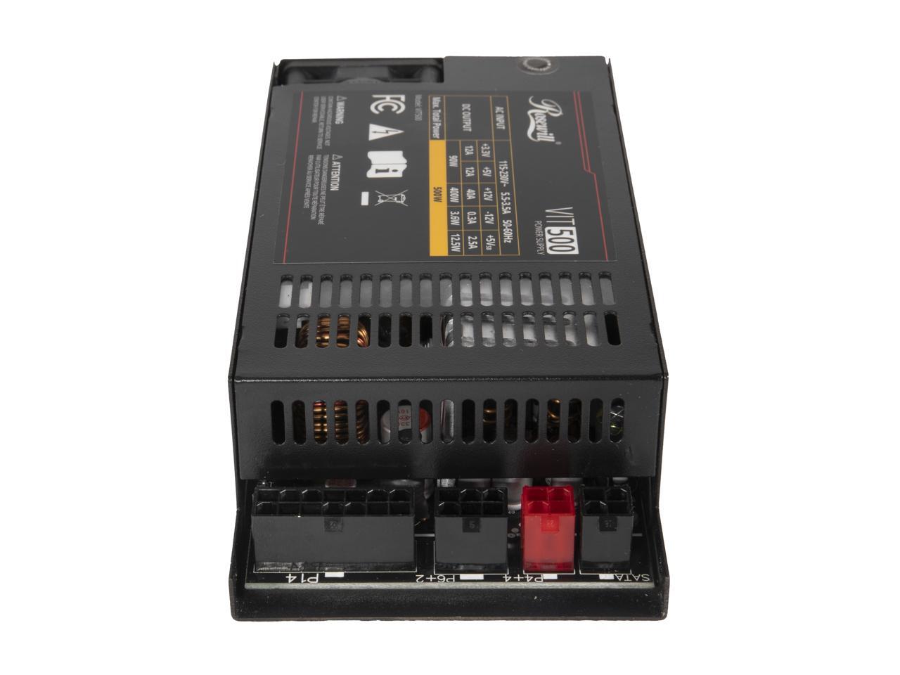Rosewill VIT 500W, Mini ITX/Fl - Atx Power Supply 1U Flex 500W บทวิจารณ์และราคา