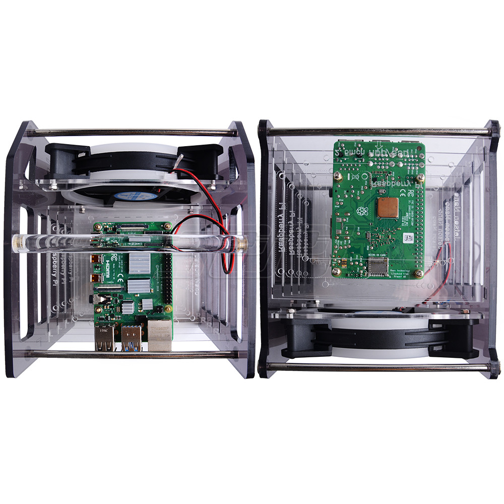 52Pi Rack Tower 4ชั้นอะคริลิคเ - Deskpi Super6C บทวิจารณ์และราคา