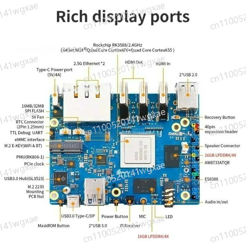 Orange Pi 5 Plus 32GB RAM RK35 - Orange Pi 5 Plus 32Gb บทวิจารณ์และราคา