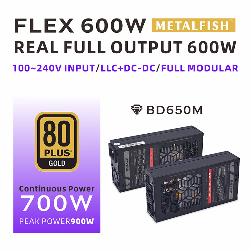 METALFISH Flex 600W Modular Po - Atx Power Supply 1U Flex 500W บทวิจารณ์และราคา