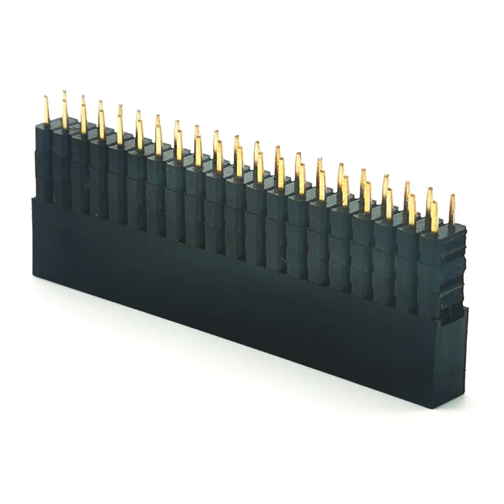 1Pcs 2x20-pin 0.1 