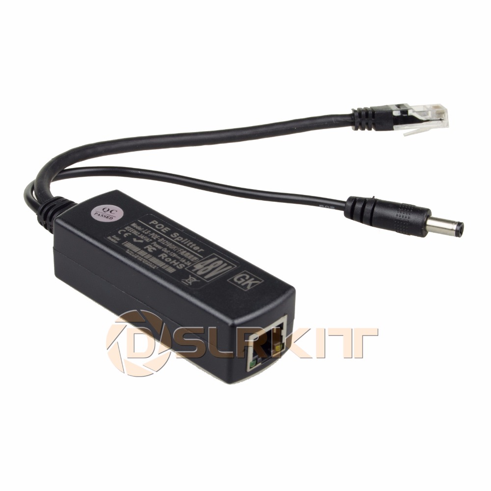 DSLRKIT Gigabit Active PoE Spl - Active Poe Splitter Gigabit 12V 2A บทวิจารณ์และราคา