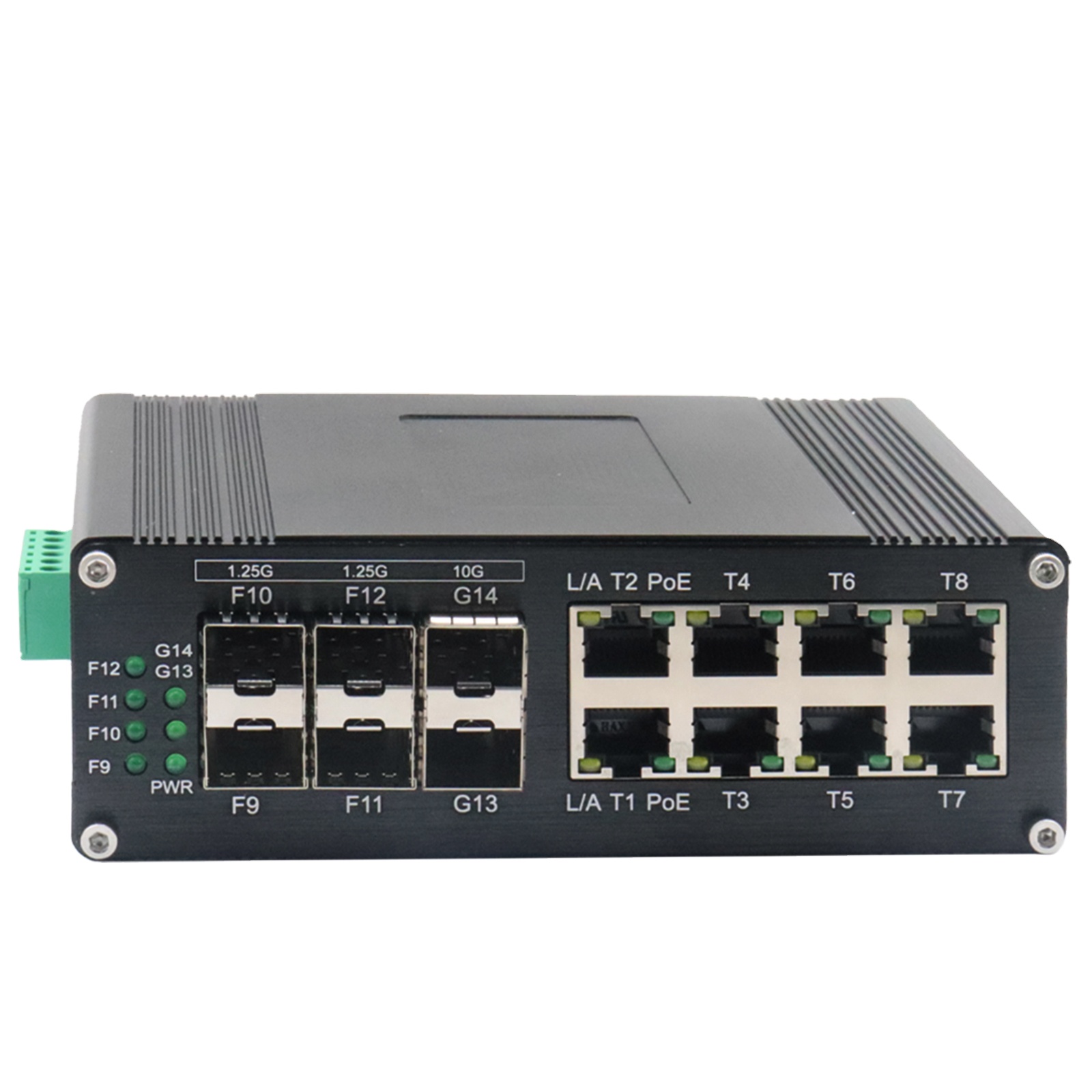 สวิตช์อุตสาหกรรมแบบอีเธอร์เน็ต - Managed Gigabit Poe Switch 8 Port 802.3At บทวิจารณ์และราคา